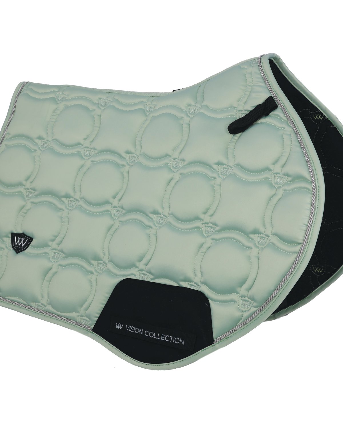 Woof Wear Vision Close Contact Saddle Pad - Pistachio. Equestrian horse riding pad with a high wither design & wicking liner.