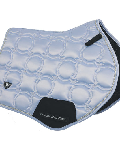 Woof Wear Vision Porcelain Blue Saddle Pad - Close Contact Horse Riding Equestrian Equipment