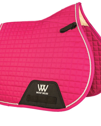 Woof Wear Pony GP Saddle Cloth Berry - Pink Saddle Pad for Ponies, General Purpose