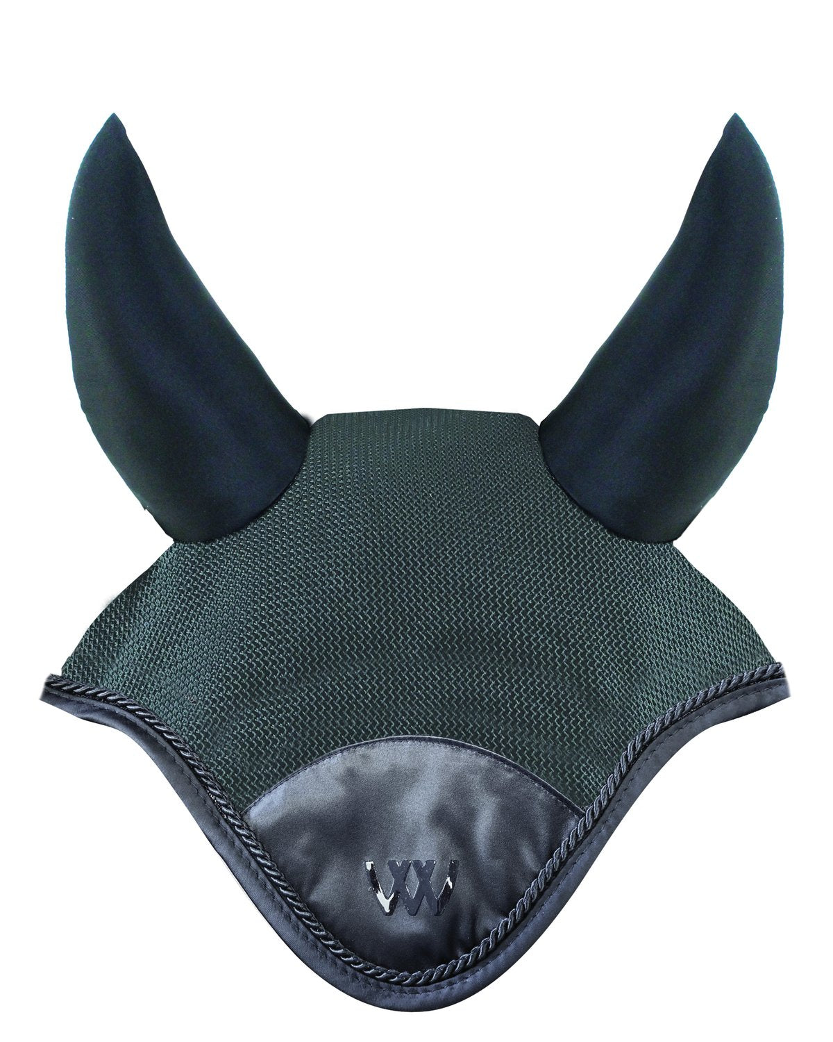 Woof Wear Noise Cancelling Fly Veil - Black - Acoustic Foam, Horse Riding Equipment