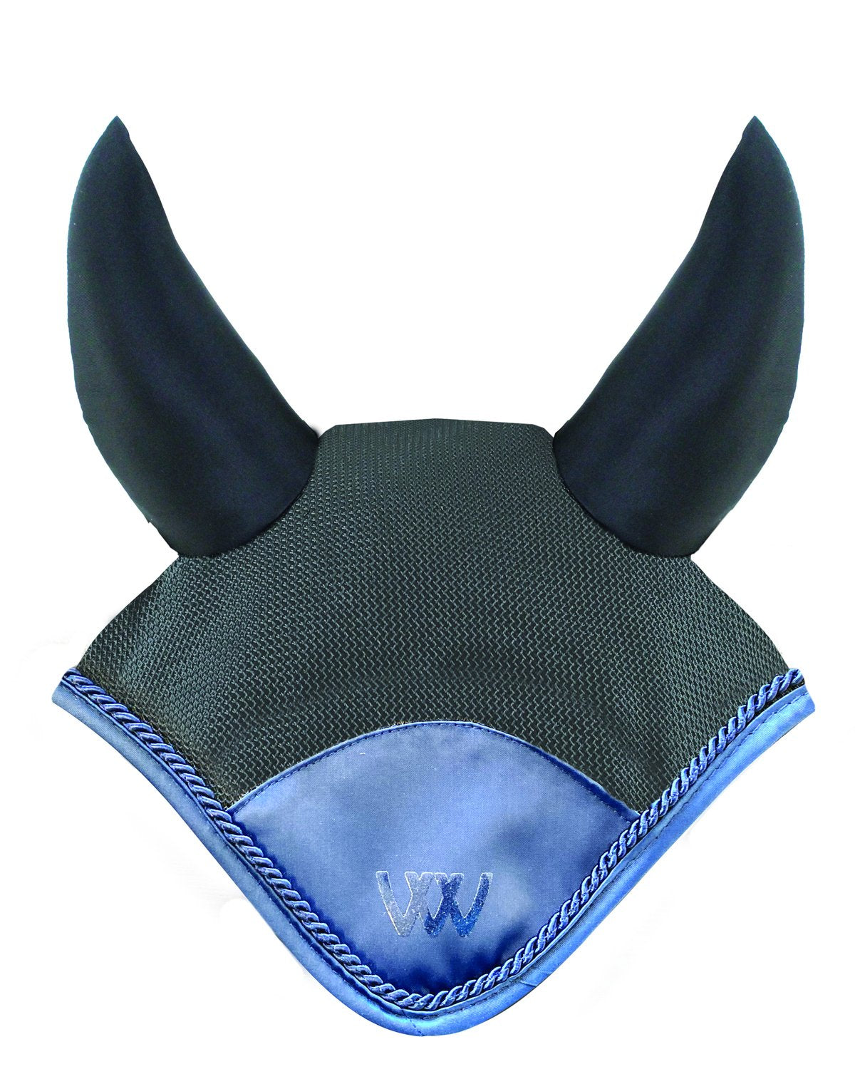 Woof Wear Noise Cancelling Fly Veil Black Navy - Horse Riding Equipment