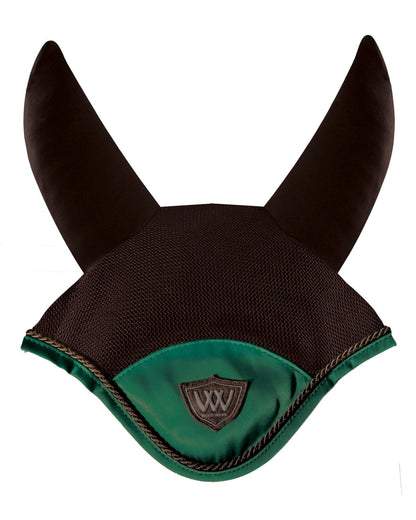 WOOF WEAR Vision Fly Veil - British Racing Green Horse Fly Mask. Equine Comfort and Style | Equiflair