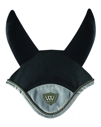 Woof Wear Vision Fly Veil - Brushed Steel, Horse Equestrian Gear, Technical Mesh, Comfortable Fit