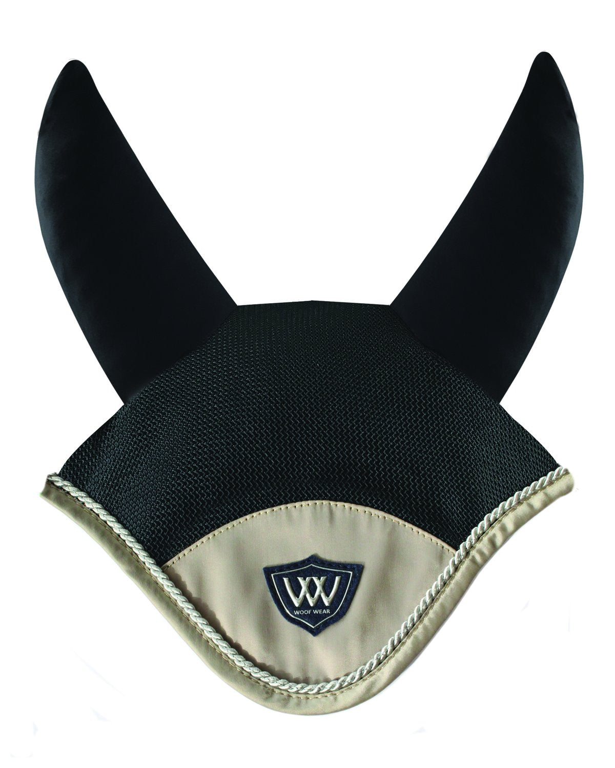 Woof Wear Vision Fly Veil Champagne - Horse Fly Mask Equestrian Equipment