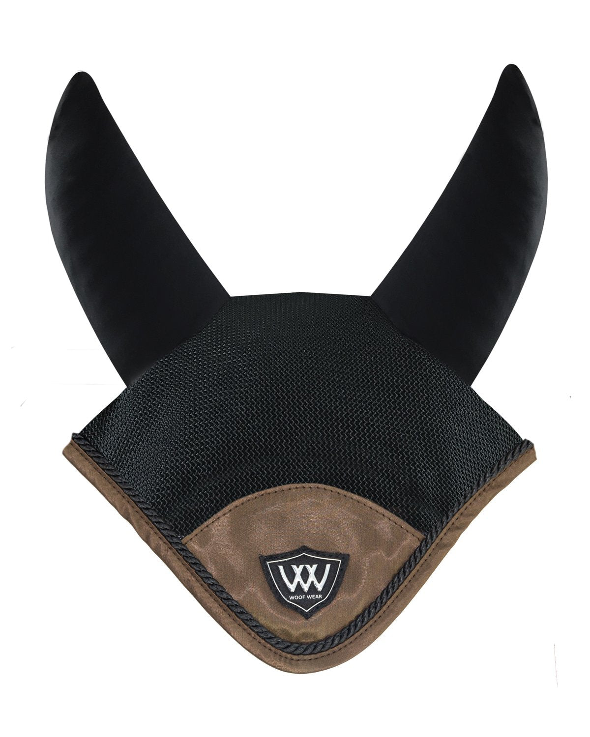 WOOF WEAR Vision Fly Veil Mocha - Horse Fly Mask, Equestrian Gear