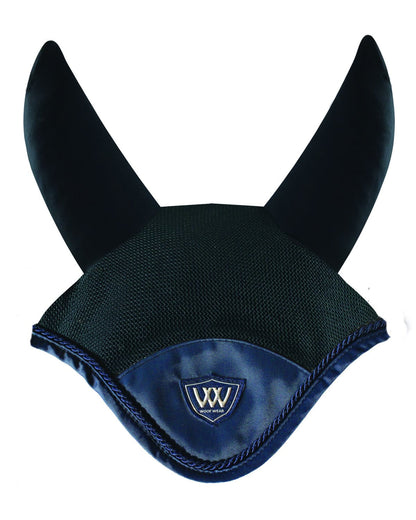 WOOF WEAR VISION Fly Veil - NAVY. Horse Fly Mask, Horse Ear Net, Comfortable, Breathable Mesh - Equiflair