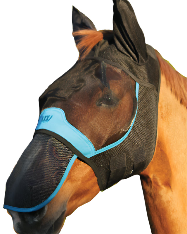 Woof Wear UV Nose Protector Black Turquoise