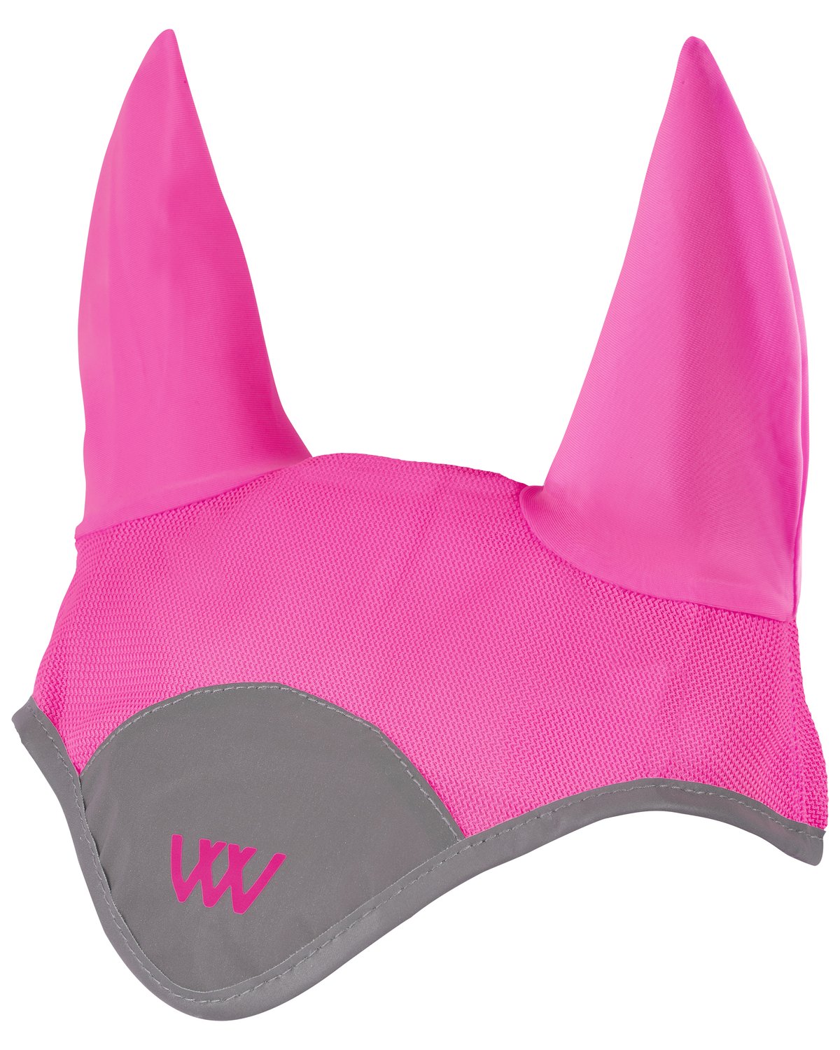 Woof Wear Hi Viz Pink Horse Fly Veil - Reflective, Mesh, Safety Gear