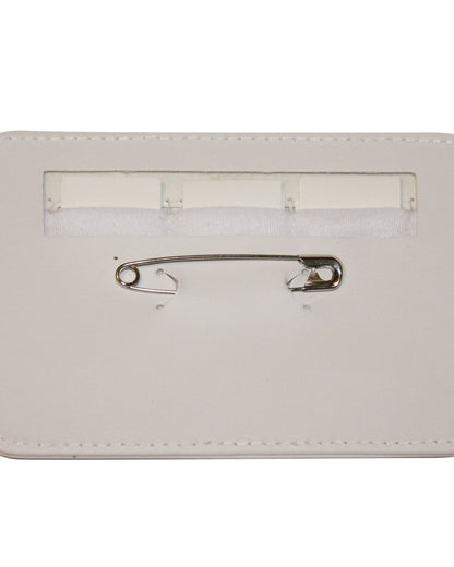 Woof Wear 3 Digit Dressage Number Holder White: Saddle cloth attachment with safety pin. Easy number change. Single Unit