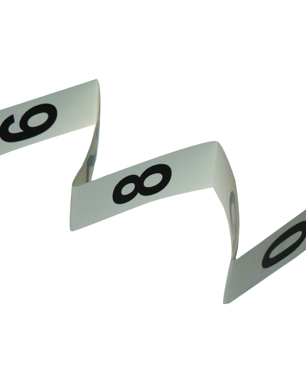Woof Wear 3 Digit Dressage Number Holder White