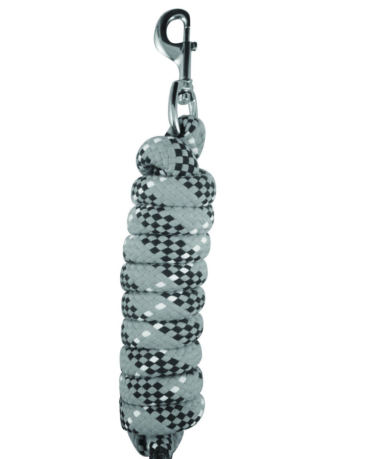Woof Wear Contour Lead Rope Brushed Steel