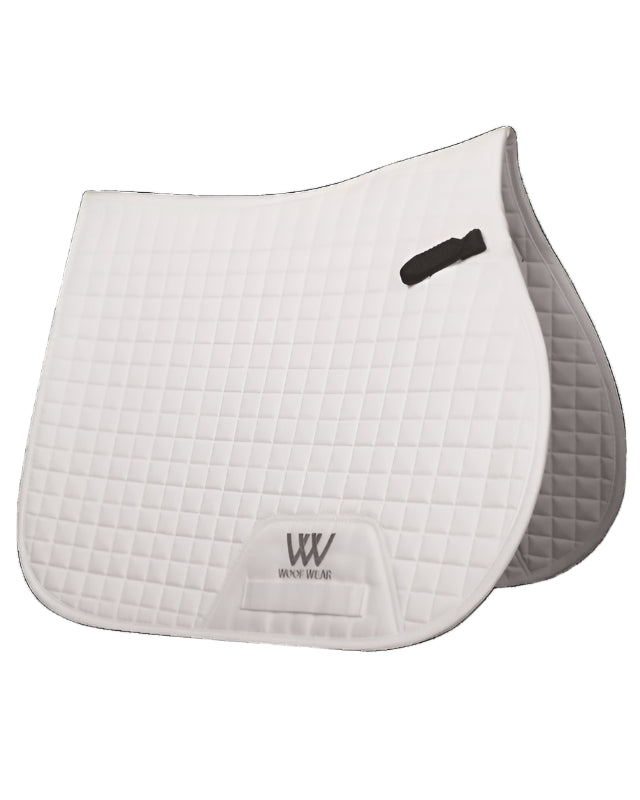 WOOF WEAR Pony Pro GP Saddle Pad - White | Comfortable Horse Riding Pad for Ponies