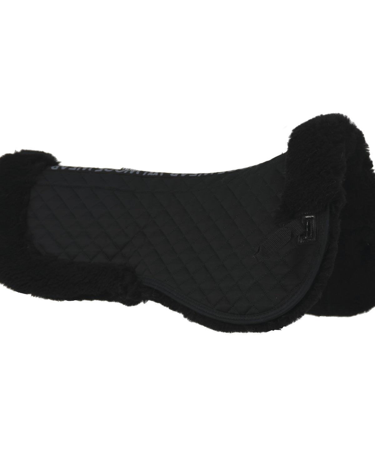 Woof Wear Sheepskin Half Pad - Black Horse Saddle Pad | Equiflair