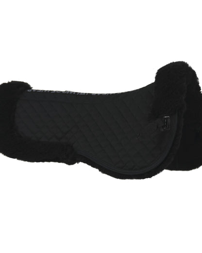 WOOF WEAR SHEEPSKIN HALF PAD BLACK - Equestrian Saddle Pad | Equiflair