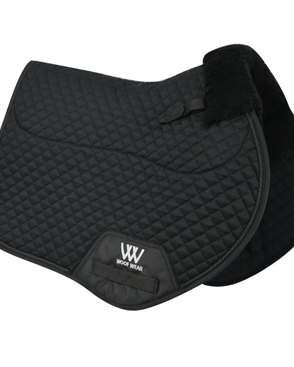 Woof Wear Dressage Sheepskin Pad Black - Horse Saddle Pad | Equiflair