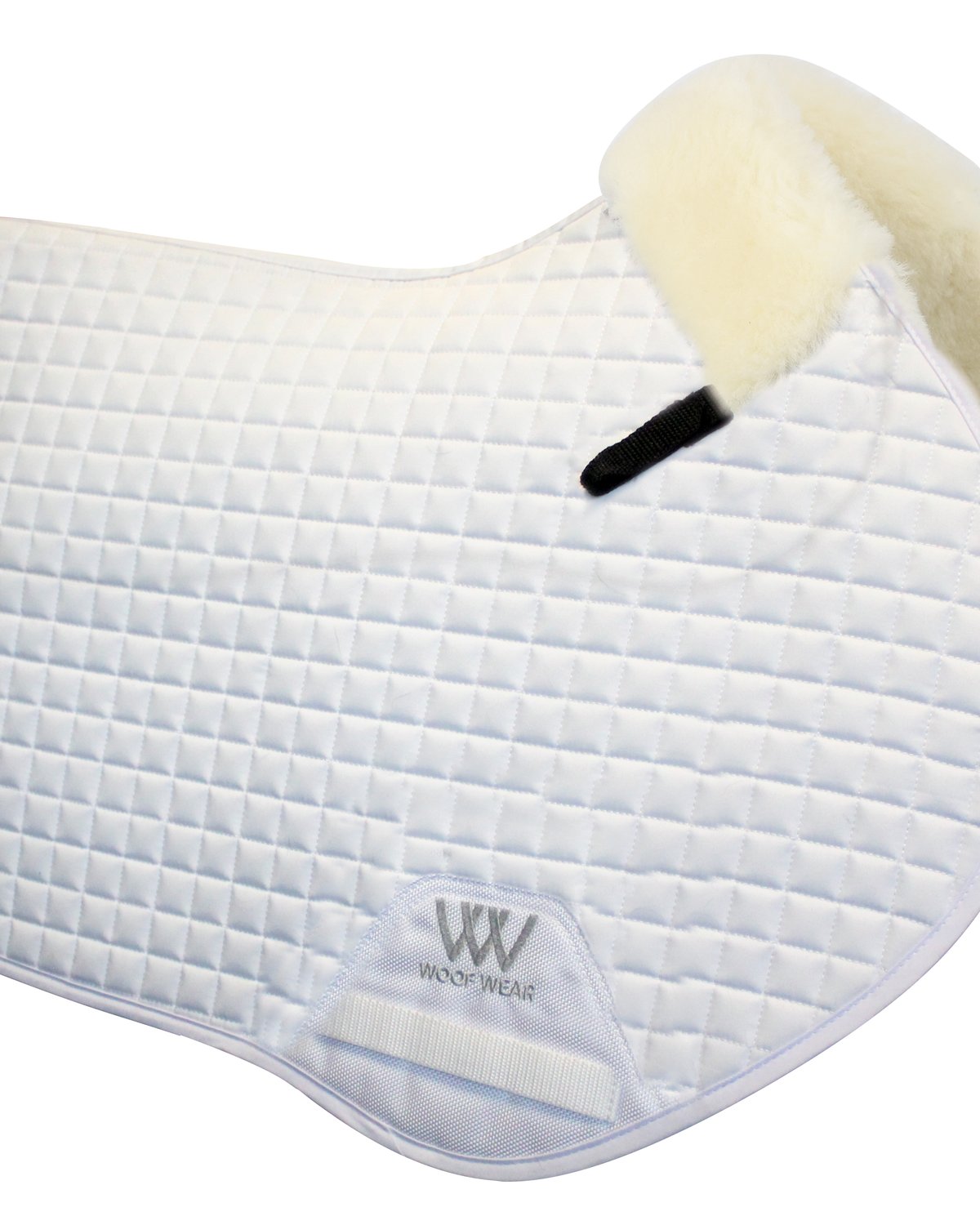 WOOF WEAR White Dressage Sheepskin Pad: Luxurious & Comfortable Saddle Pad