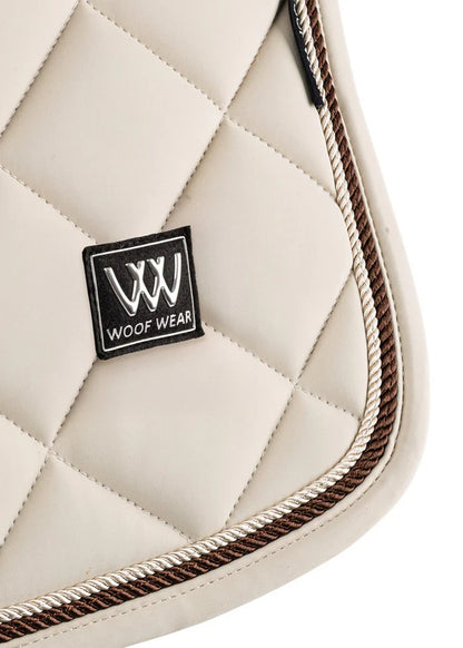 WOOF WEAR VISION AURA Close Contact Saddle Pad Stone | Breathable, Moisture-Wicking, Quilted Design, Stylish Saddle Pad