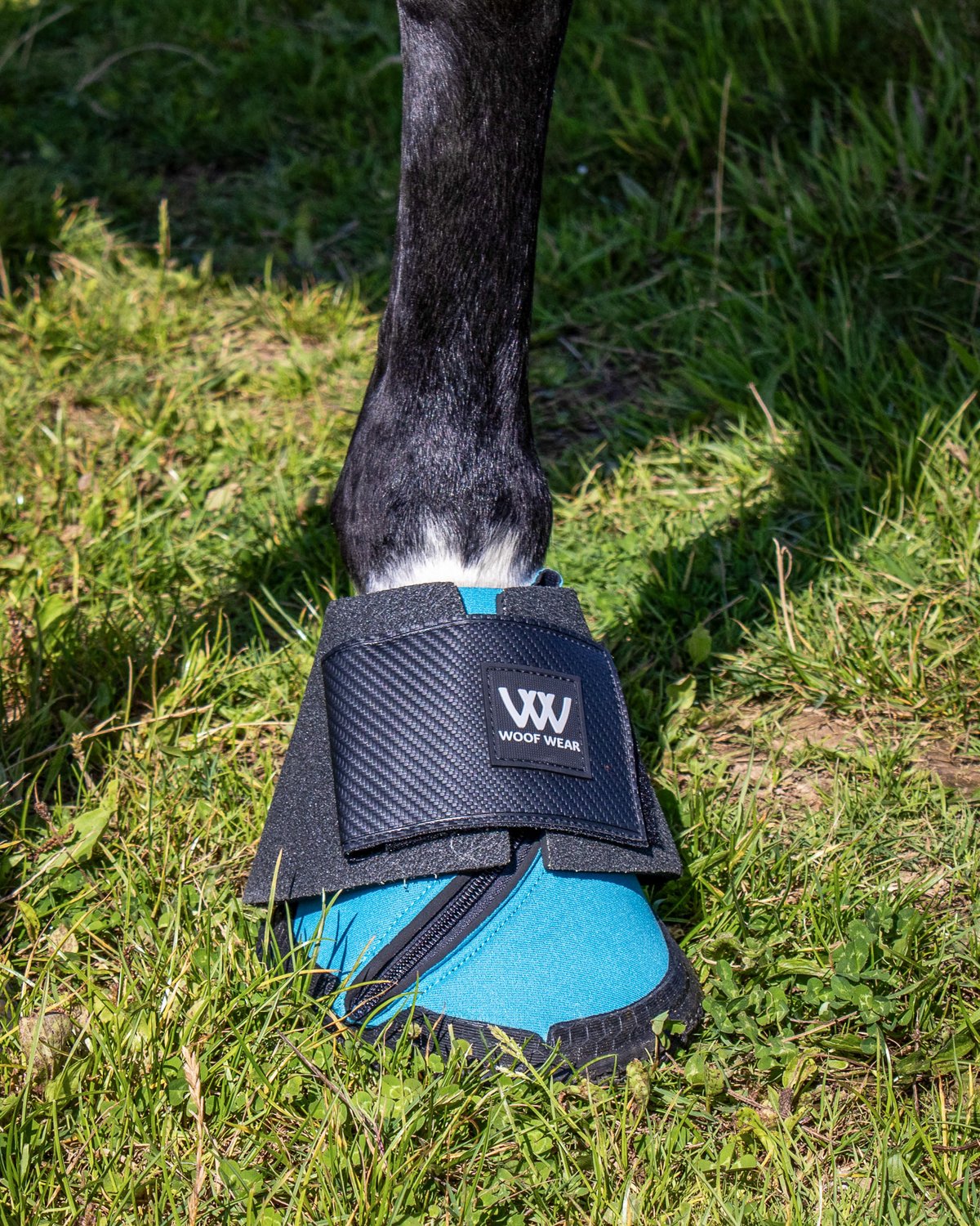 Woof Wear Ultra Overreach Boot - Black, Horse Leg Protection, Durable Kevlar Equine Boot, Equiflair