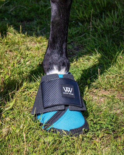 Woof Wear Ultra Overreach Boot - Black, Horse Leg Protection, Durable Kevlar Equine Boot, Equiflair