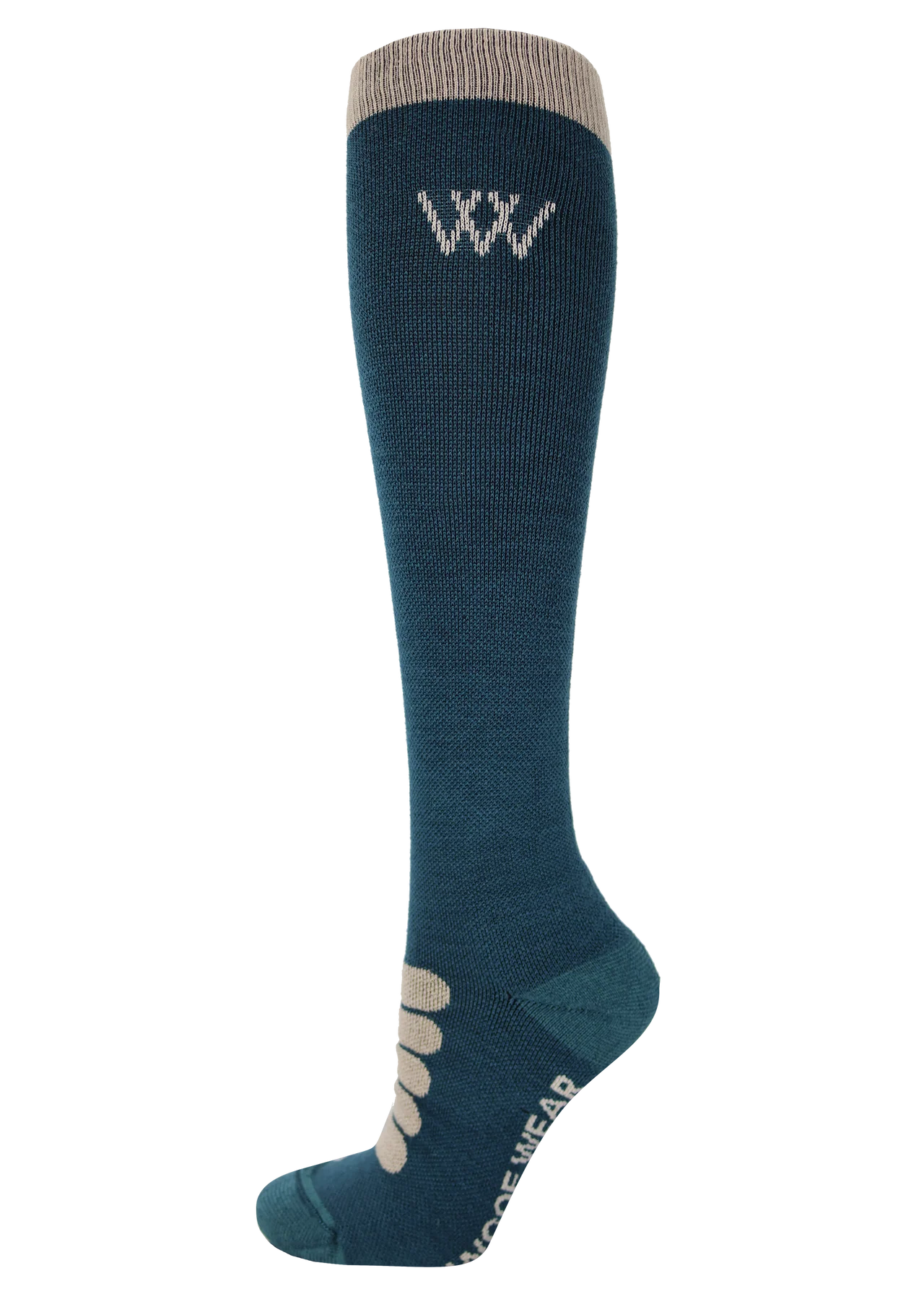 Woof Wear Winter Tech Riding Socks Petrol/Stone