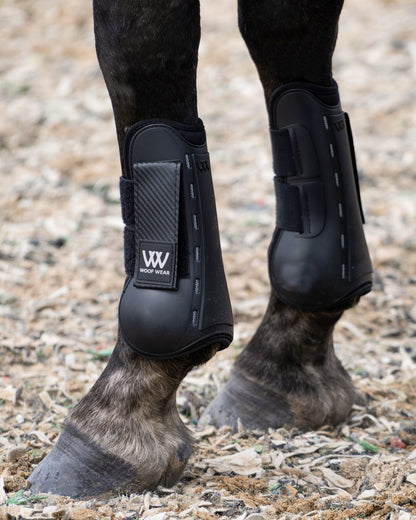 Woof Wear Pro Tendon Boots Black: Equestrian Horse Leg Protection at Equiflair