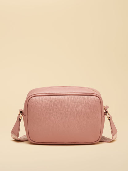 Pink Joules Trent Cross Body Bag for women made of faux leather with adjustable webbing strap