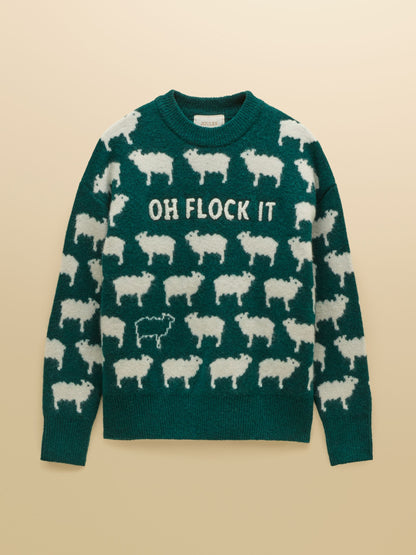 Women's Joules Oh Flock It Knitted Jumper