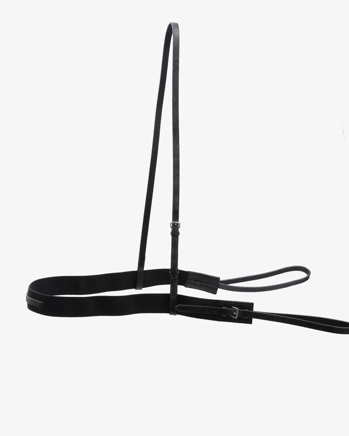 Premier Equine Zimella Elastic Breastgirth Black - Horse Riding Equipment