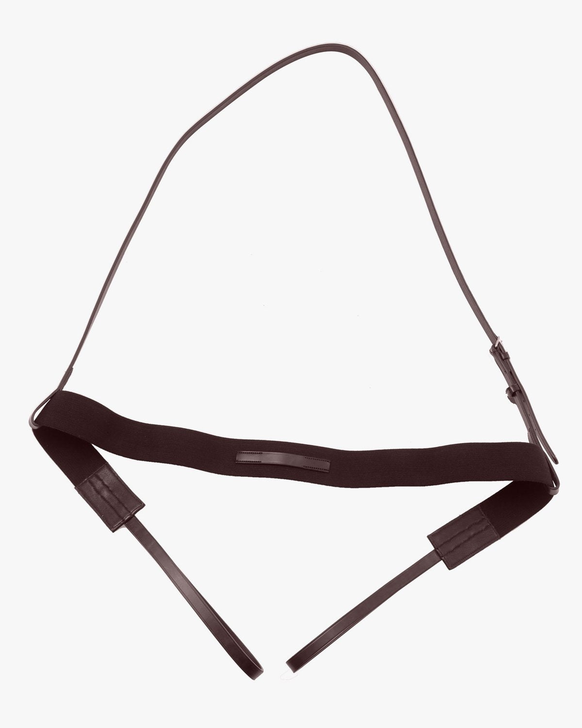 Premier Equine Zimella Elastic Breastgirth Brown - Premium Horse Riding Equipment