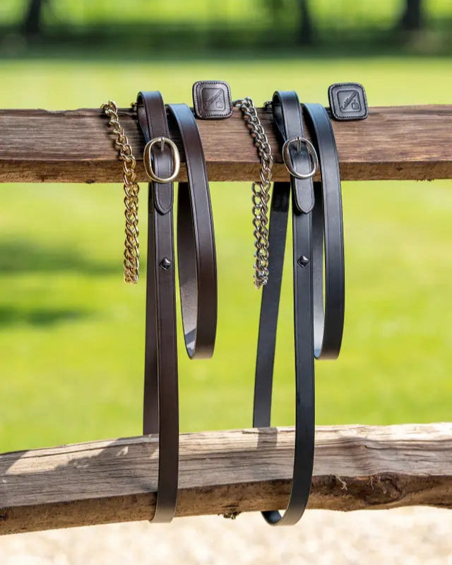 LeMieux Leather Trot Up Chain - Black | Equiflair Equestrian Accessory