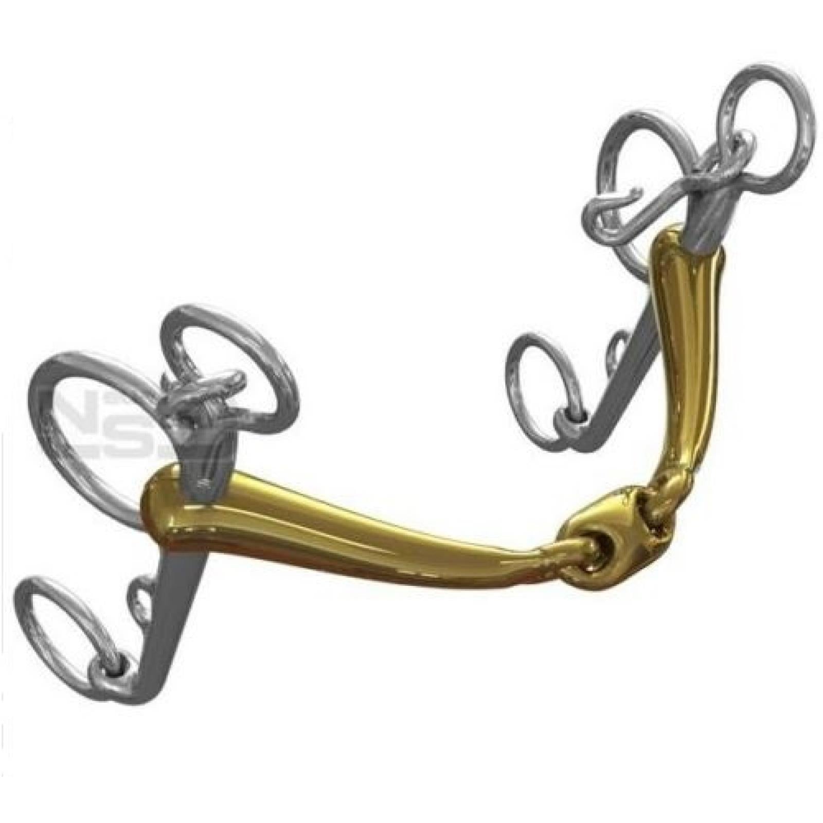 Neue Schule Tranz Angled Lozenge Pelham Bit - Horse Bit for Dressage & Show Ring - Equiflair