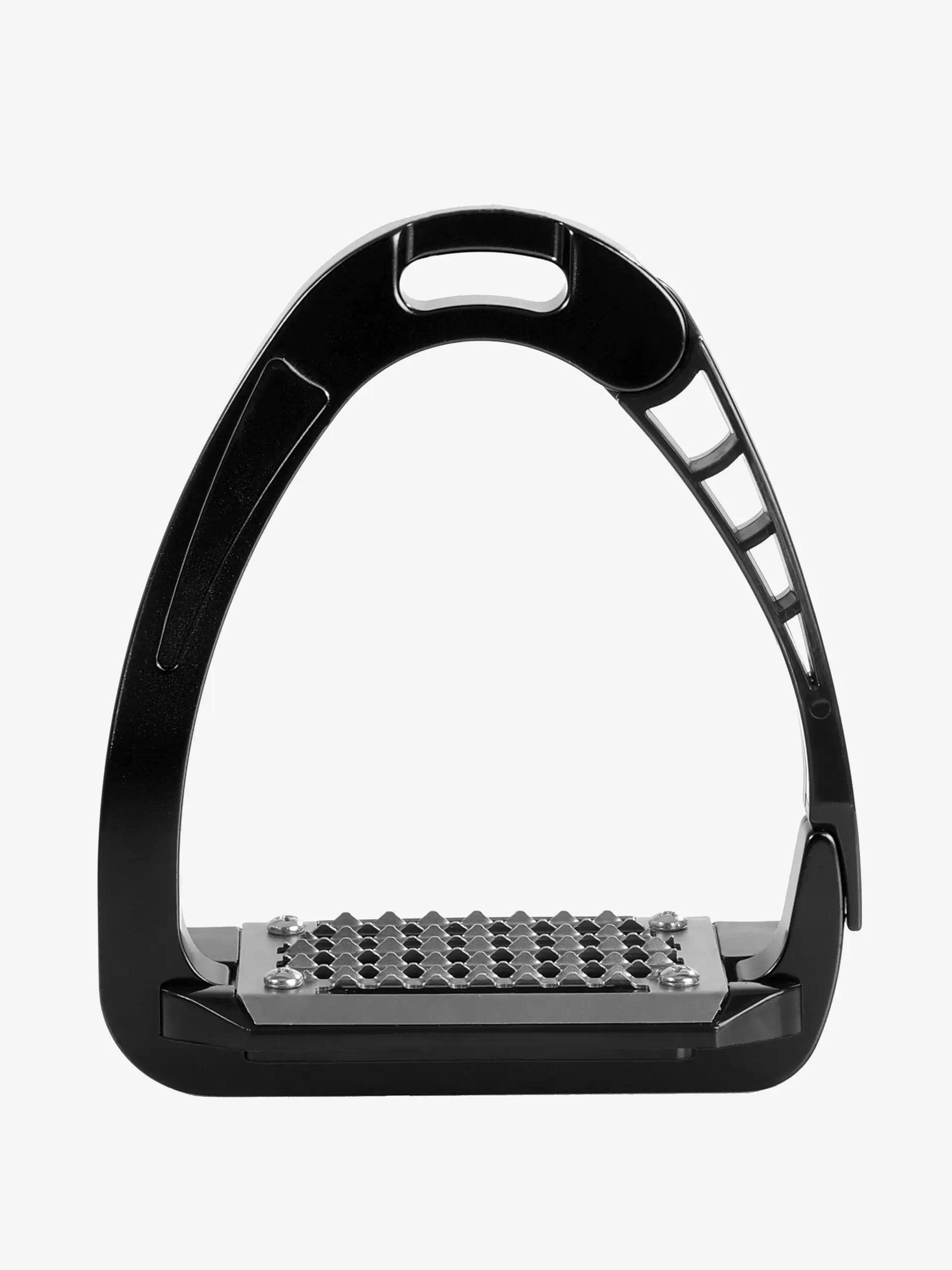 ACAVALLO ARENA ALUPro Black Safety Stirrups - Equestrian Riding Equipment