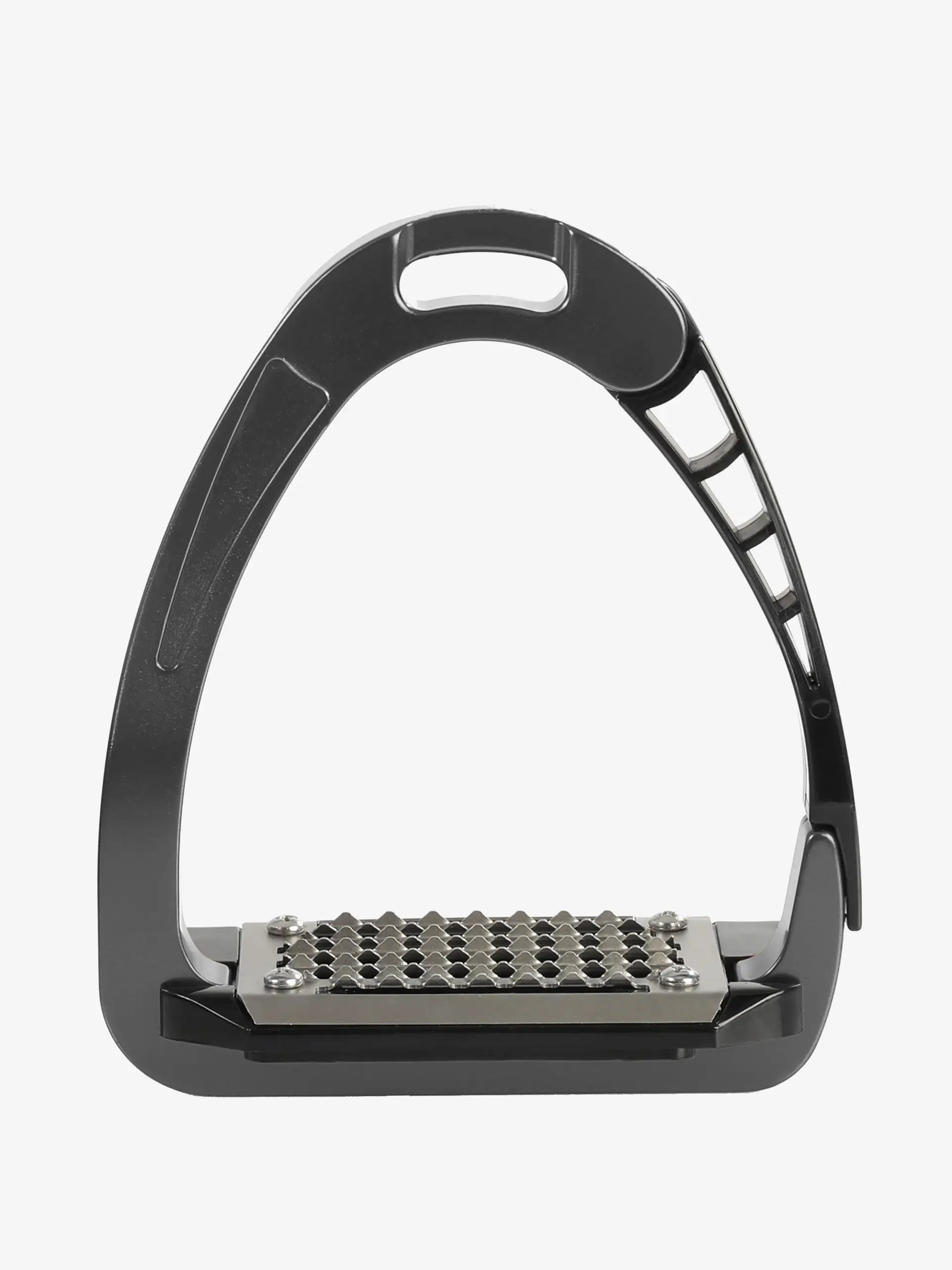 ACAVALLO Arena AluPro Equestrian Stirrup - Charcoal Riding Safety
