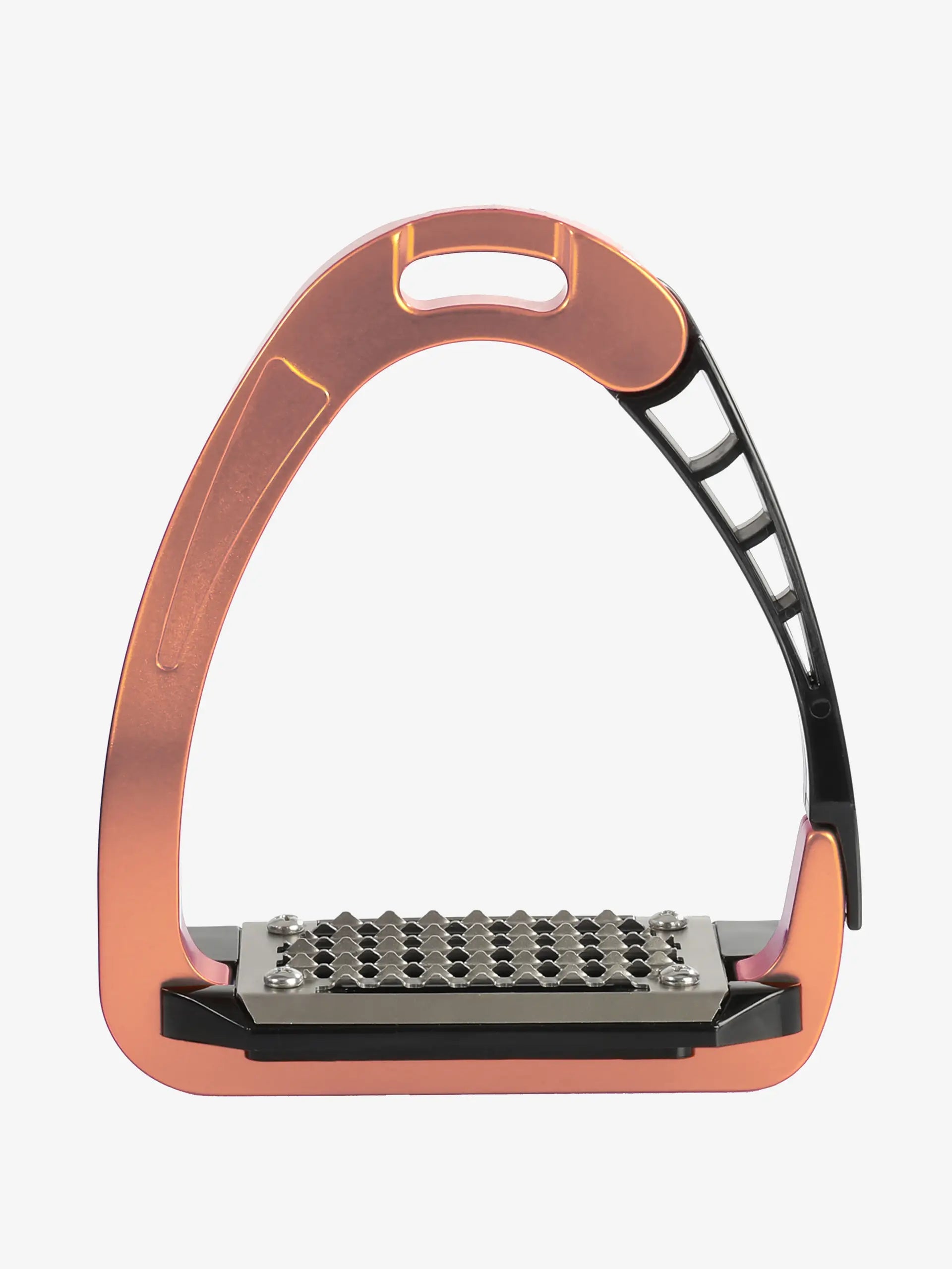 ACAVALLO Arena AluPro Rose Gold Equestrian Stirrup for Rider Safety & Comfort