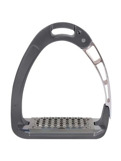 LEMIEUX ALUPLUS Titanium Stirrup: Equestrian Safety Stirrup, Lightweight Aluminum with Stainless Steel Tread