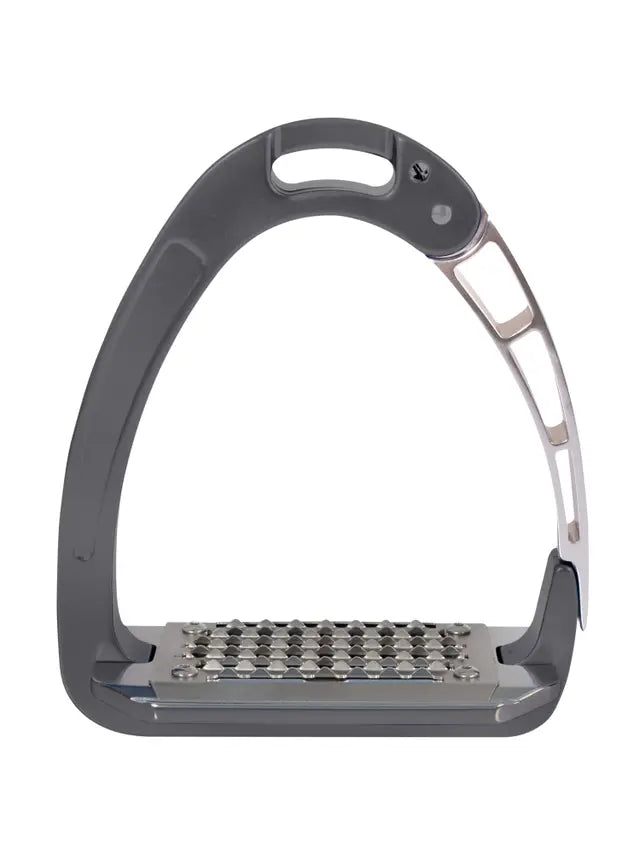 LEMIEUX ALUPLUS Titanium Stirrup: Equestrian Safety Stirrup, Lightweight Aluminum with Stainless Steel Tread