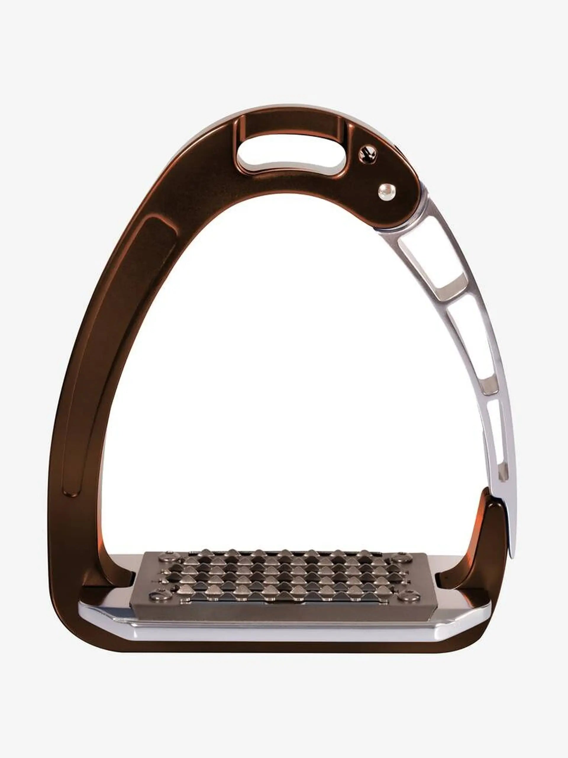 Lemieux Aluplus Stirrup Brown: Premium Equestrian Safety Stirrups | Equiflair