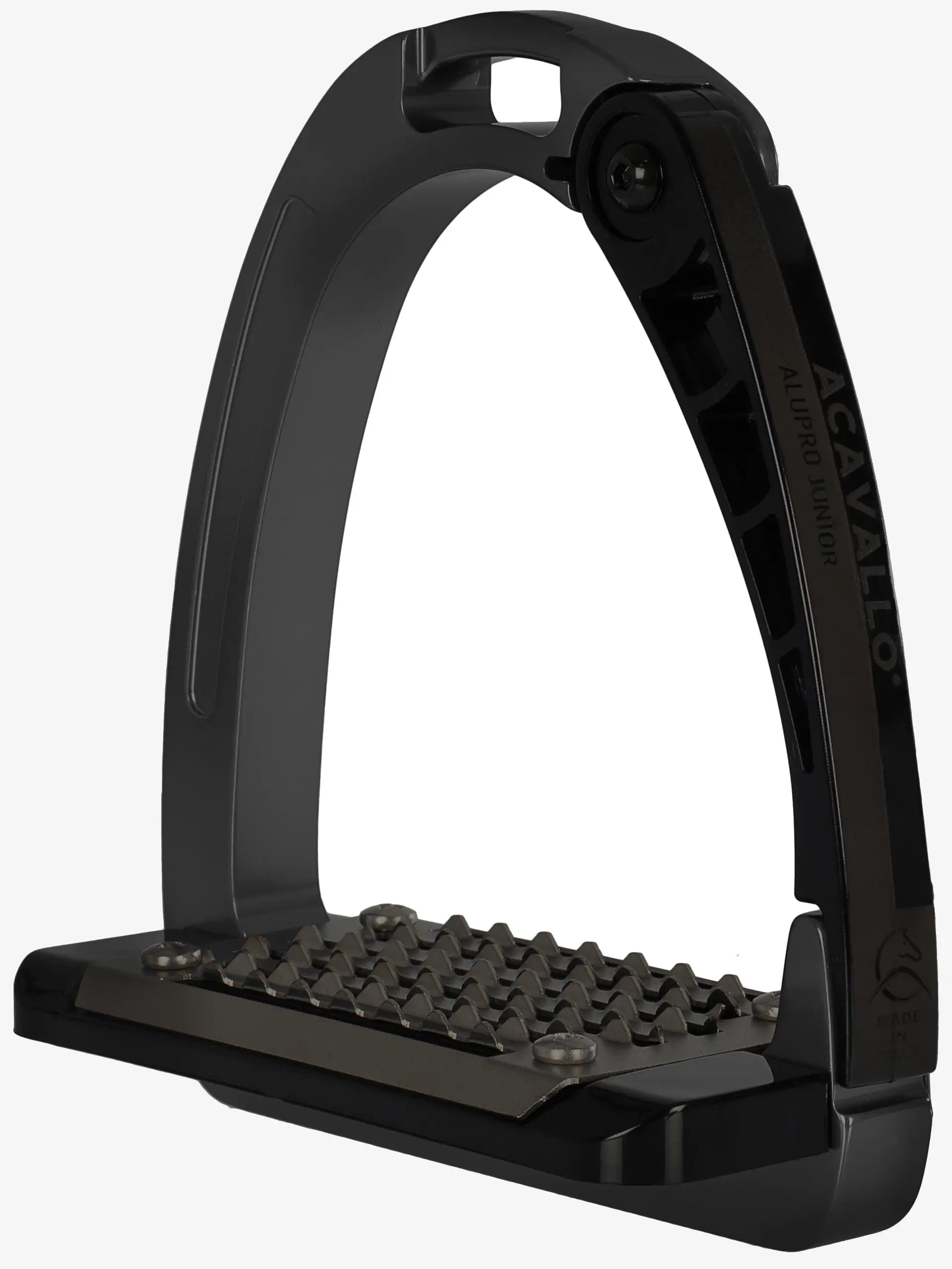 ACAVALLO ARENA JUNIOR STIRRUP CHARCOAL Equestrian Safety Stirrups Kids