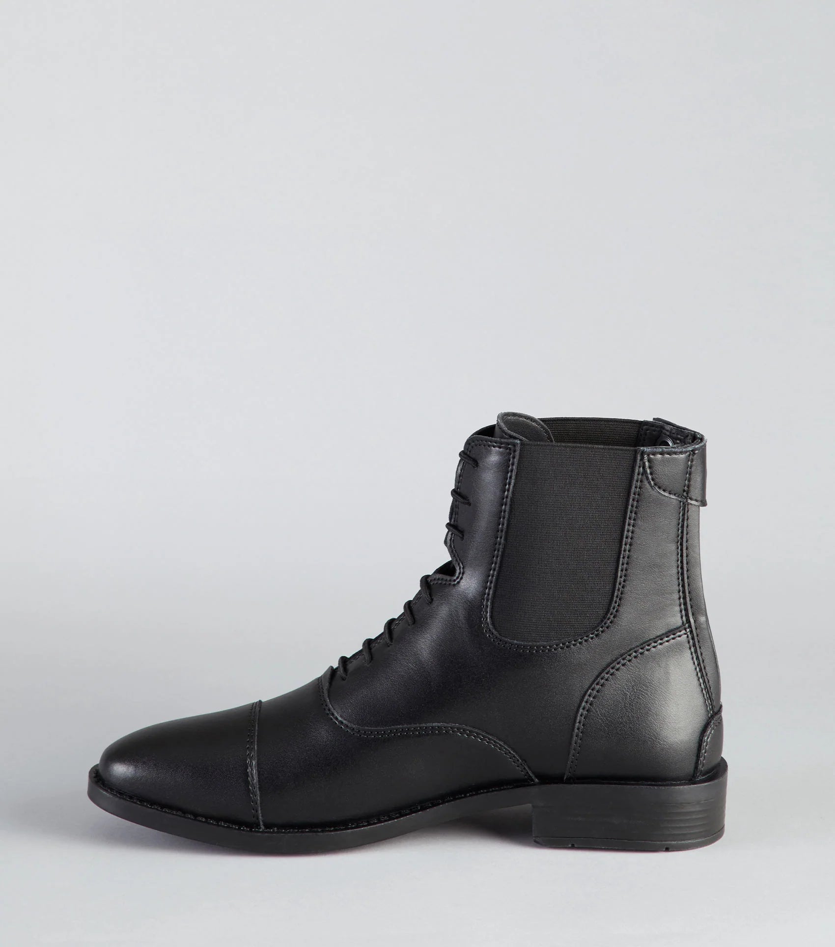 PREMIER EQUINE Black Paddock Boot - Synthetic Leather Riding Boots