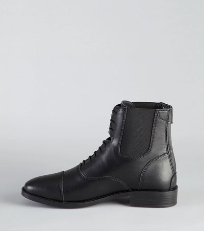 PREMIER EQUINE Black Paddock Boot - Synthetic Leather Riding Boots