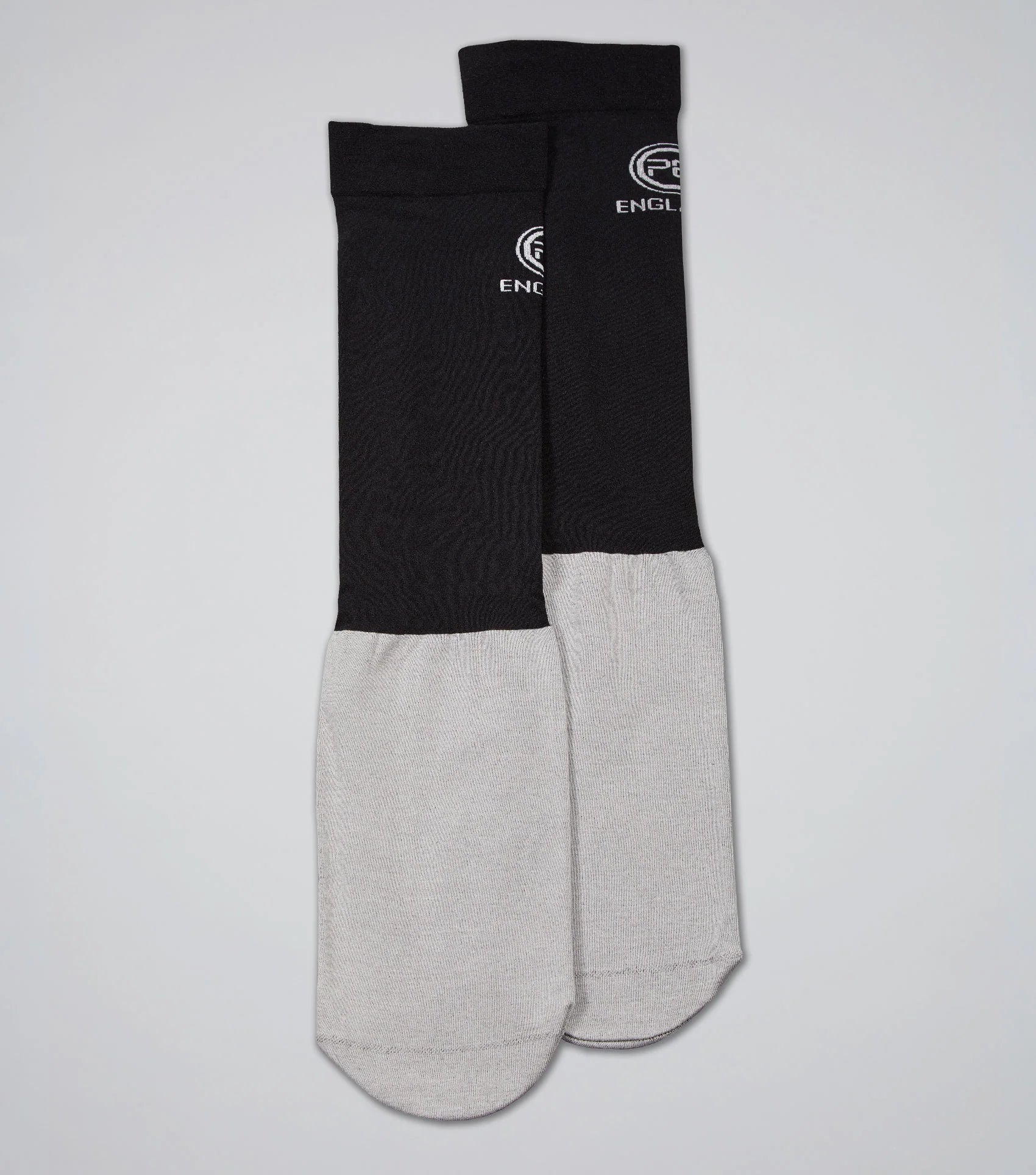 Premier Equine Adults Summer Thin Riding Socks - Black & Grey (2 Pairs). Lightweight, Breathable Equestrian Socks.
