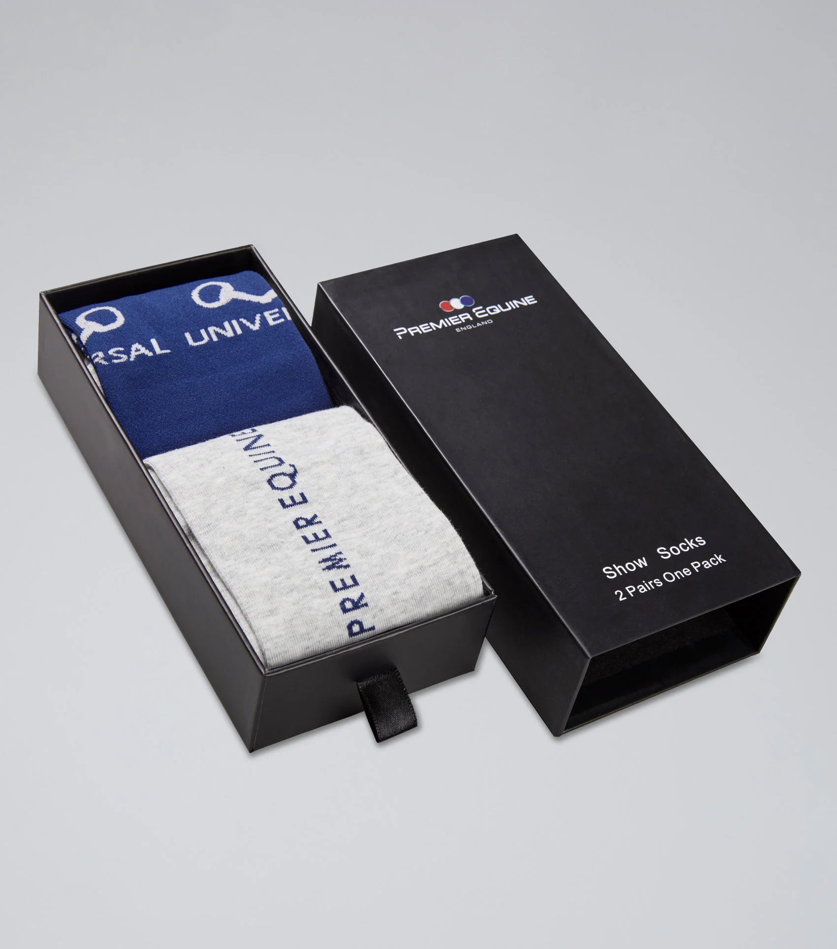 PREMIER EQUINE Riding Socks - Thin Stretch Navy (2 Pairs) | Equiflair - Performance equestrian socks