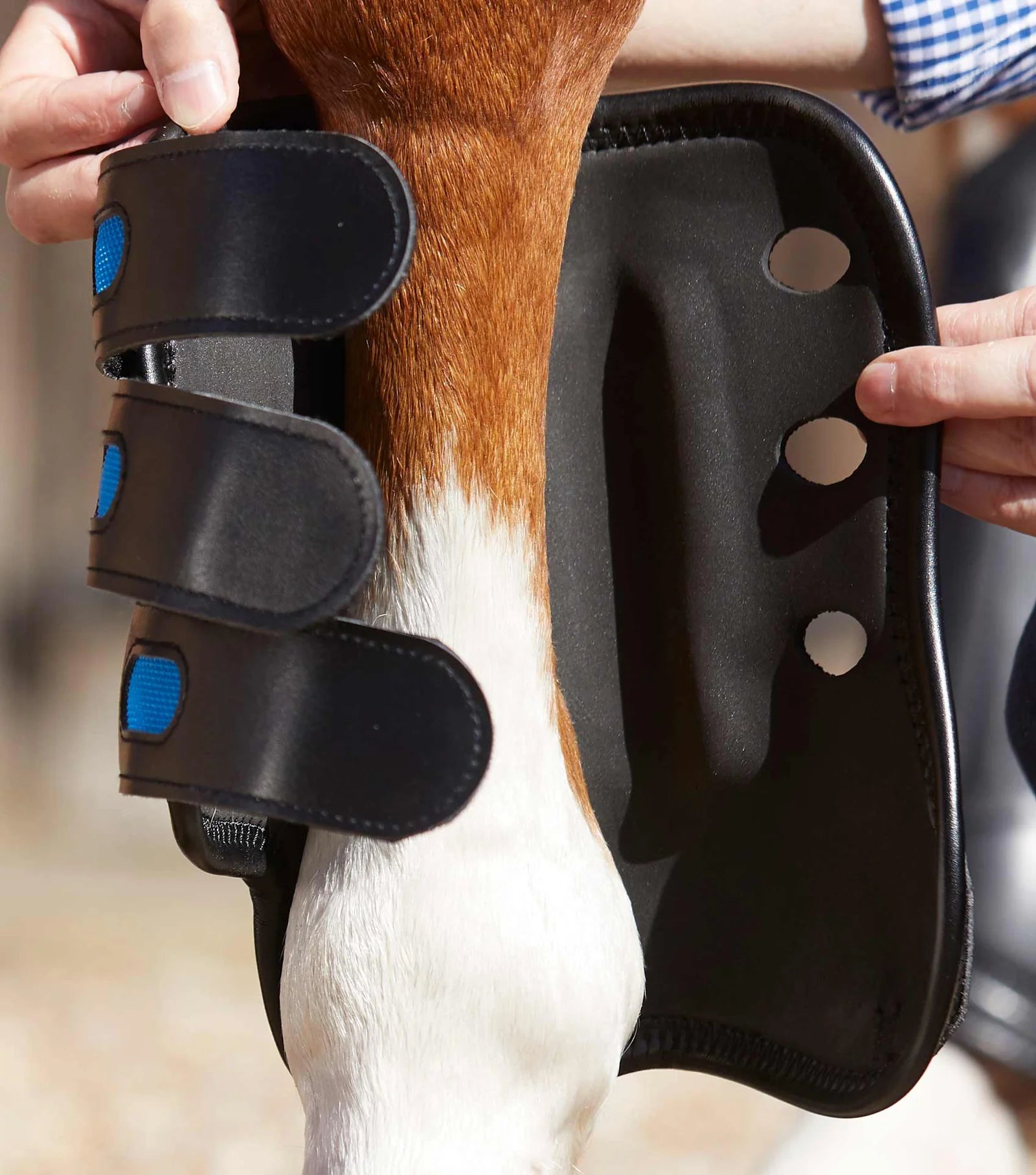 Premier Equine Air Cooled Original Eventing Boots Black Front