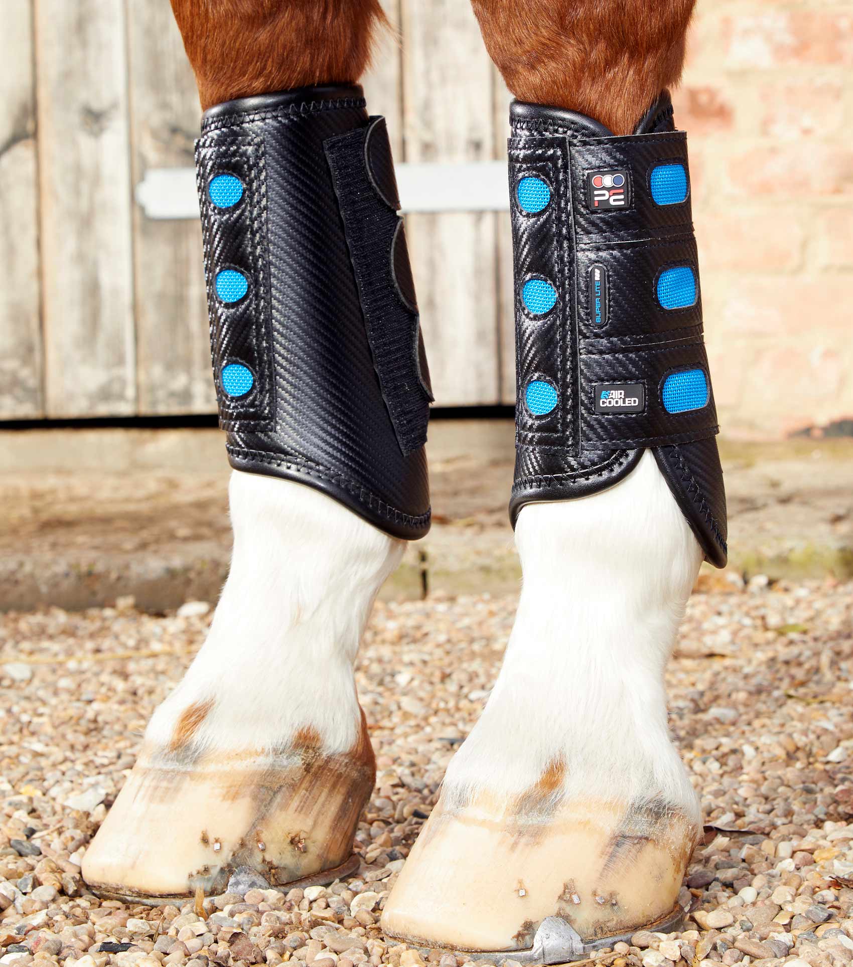 Premier Equine Air Cooled Super Lite Carbon Tech Eventing/Racing Boots Black Front