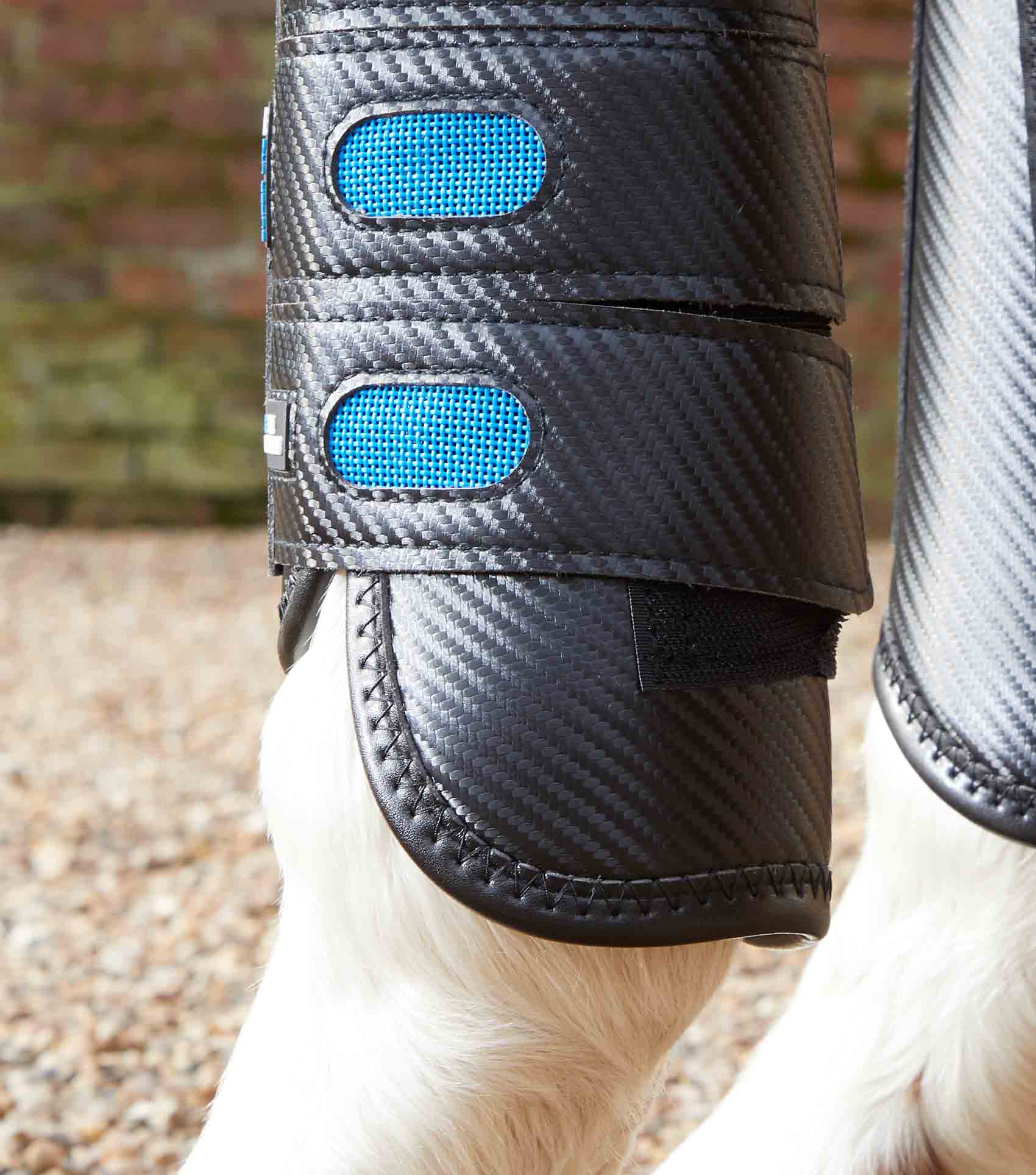 Premier Equine Air Cooled Super Lite Carbon Tech Eventing/Racing Boots Black Front
