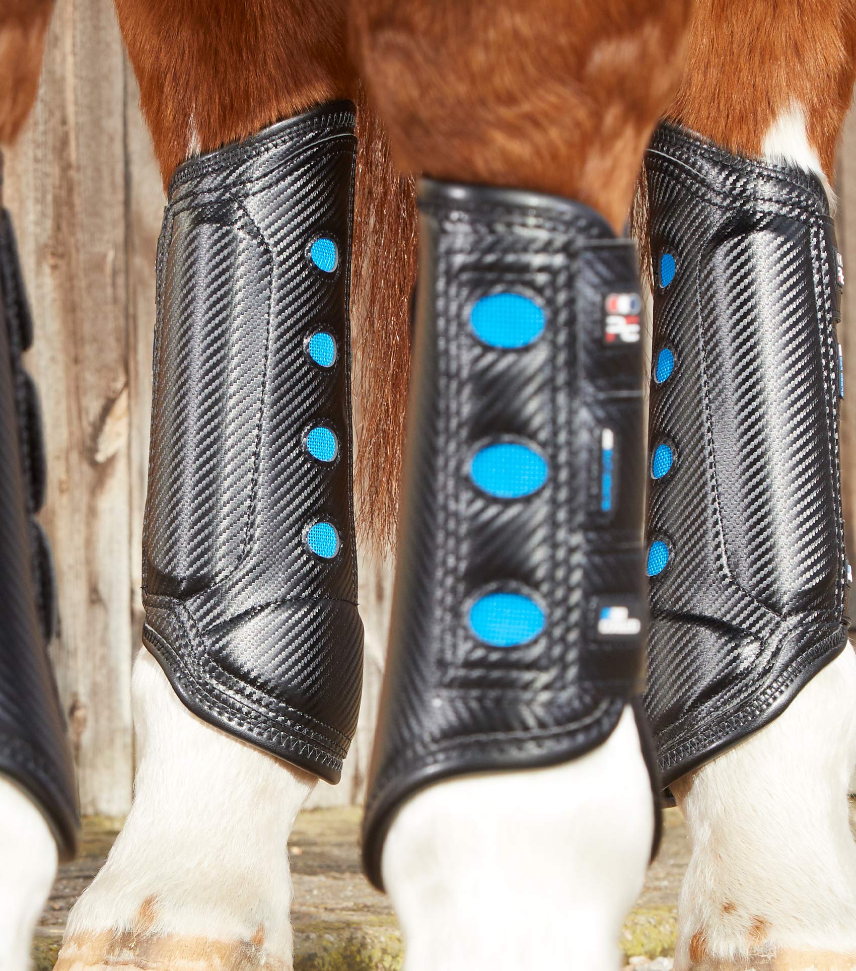 Premier Equine Air Cooled Super Lite Carbon Tech Eventing/Racing Boots Black Hind