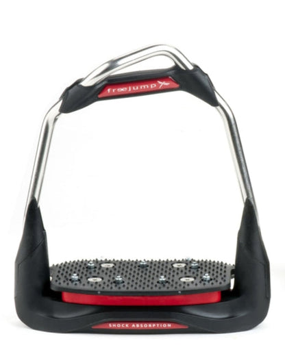 Freejump Air'S Stirrups - Red & Black Horse Riding Equestrian Safety Stirrups