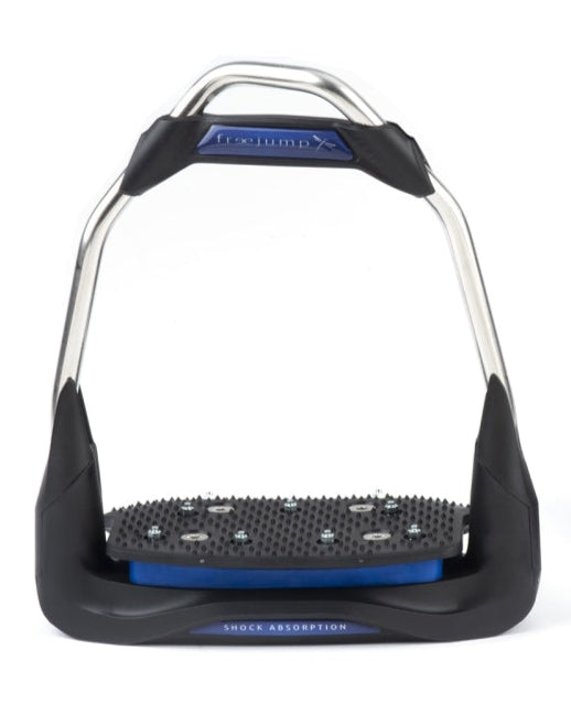 Freejump Air's Stirrups Navy - Equestrian Horse Riding Stirrup with Shock Absorption & Grip