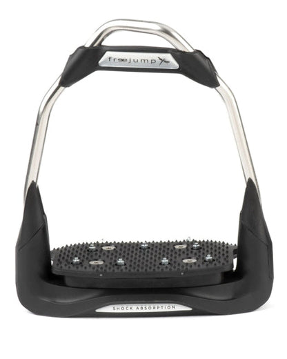 FREEJUMP AIR'S Stirrups Black: Equestrian Stirrups with Shock Absorption for Horse Riding Comfort & Stability