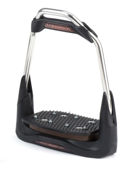 FREEJUMP AIR'S Stirrups: Equestrian, Shock Absorption, Black